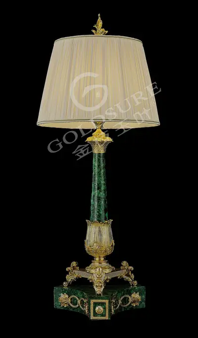 Đèn tường cổ điển đồng màu vàng 24K, 1 bóng, Ø40 cm