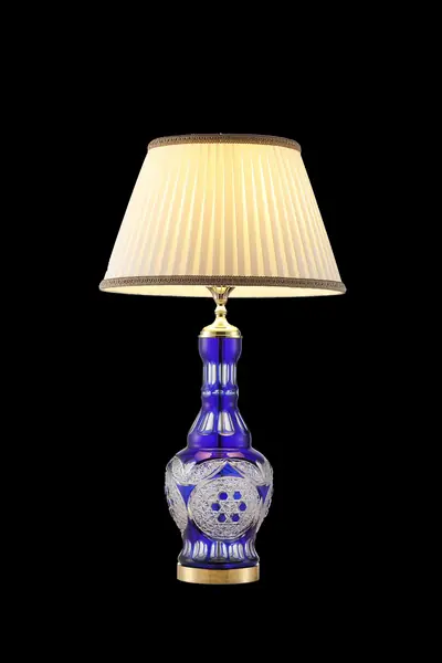 Đèn bàn cổ điển đồng màu vàng 24K, Ø38 cm
