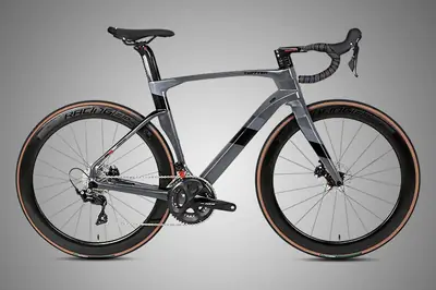 Xe đạp đua khung carbon 22 tốc độ, phanh đĩa