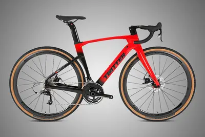 Xe đạp gravel khung carbon 22/24 tốc độ, phanh đĩa