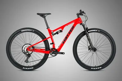 Xe đạp địa hình khung carbon giảm xóc toàn phần 27,5/29 inch 12 tốc độ, phanh đĩa, cỡ khung đến 21 inch