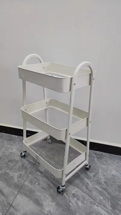 Xe đẩy đa năng nhiều tầng, 43.5 × 31 × 77 cm