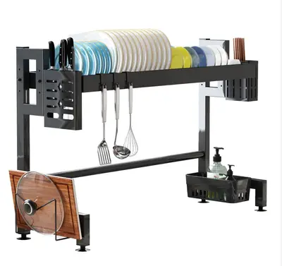 Kệ úp bát trên bồn rửa 1 tầng, 86 × 27 × 56 cm