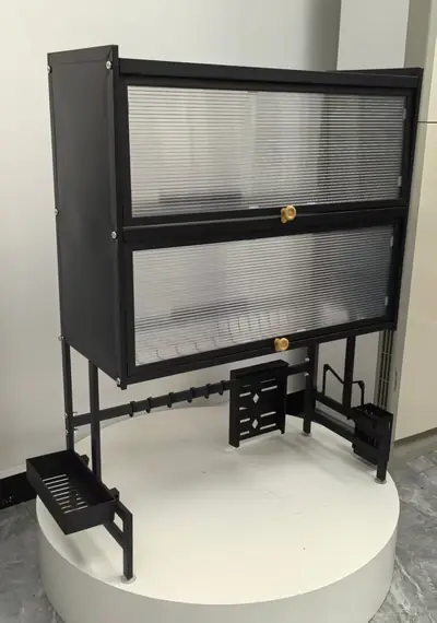 Kệ úp bát trên bồn rửa có cửa tủ, 85 × 28 × 90 cm