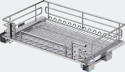 Rổ kéo bốn cạnh dây oval – rổ phẳng