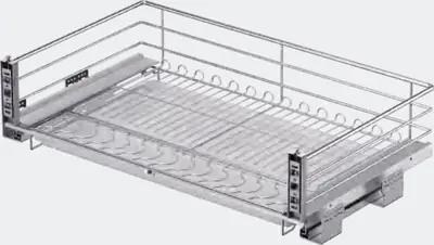Rổ kéo ba cạnh dây tròn – rổ phẳng