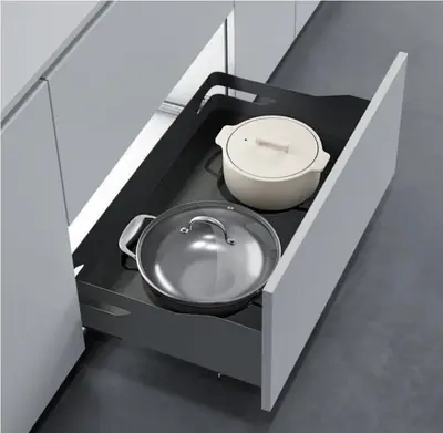 Rổ kéo ba cạnh dạng tấm (thép + gỗ) – rổ phẳng