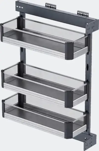 Rổ kéo cạnh tủ kính 2–3 tầng – ảnh 2