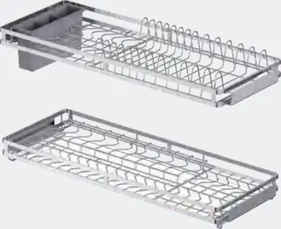 Giá bát đĩa 2 tầng nan dẹt