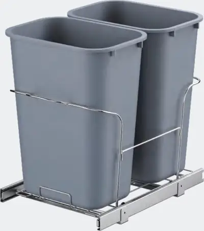 Thùng rác âm tủ tay kéo 1–2 thùng – ảnh 2