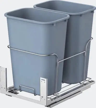 Thùng rác âm tủ liên kết cánh 1–2 thùng (25 / 35 L) – ảnh 2