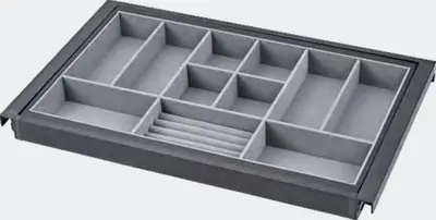 Hộp phụ kiện lót nỉ ray giảm chấn