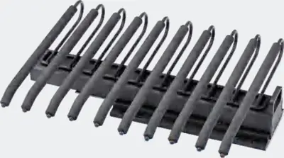 Giá treo quần gắn nóc tủ ray giảm chấn 1–2 hàng