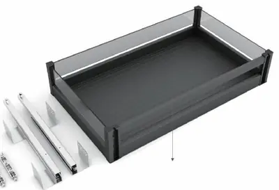 Rổ kéo bát đĩa 2 trong 1 – ảnh 2