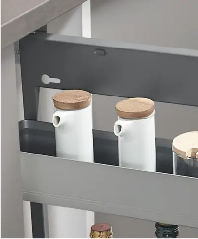 Rổ kéo cạnh tủ dưới 2 tầng – ảnh 3