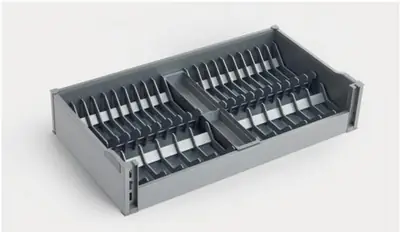 Bộ rổ kéo bát đĩa + rổ phẳng ba cạnh – ảnh 2
