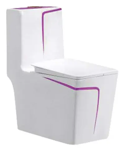Bồn cầu một khối xả xoáy siphon, 68 × 36 × 78 cm