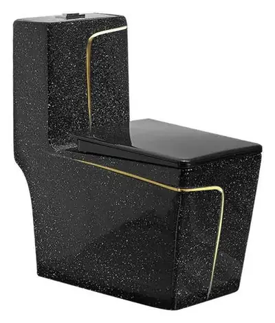 Bồn cầu một khối xả xoáy siphon, 68 × 36 × 78 cm