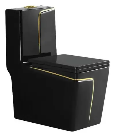 Bồn cầu một khối xả xoáy siphon, 68 × 36 × 78 cm