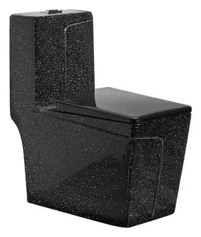 Bồn cầu một khối xả xoáy siphon, 68 × 36 × 78 cm