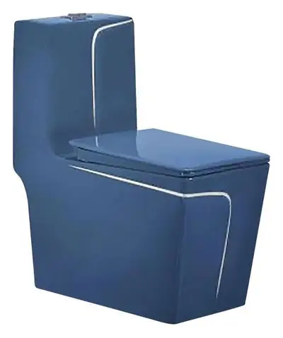 Bồn cầu một khối xả xoáy siphon, 68 × 36 × 78 cm