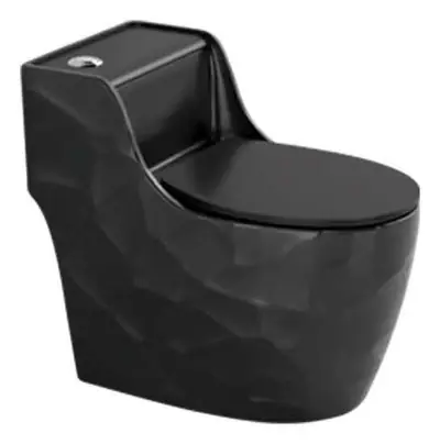 Bồn cầu một khối xả xoáy siphon, 68 × 38 × 62 cm