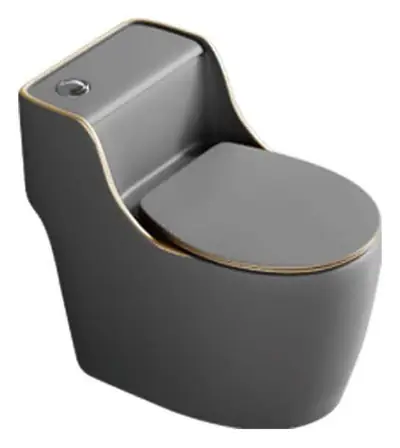 Bồn cầu một khối xả xoáy siphon, 68 × 38 × 62 cm
