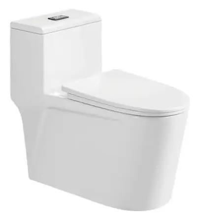 Bồn cầu một khối xả xoáy siphon, 69 × 37.5 × 66 cm