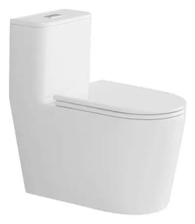 Bồn cầu một khối xả xoáy siphon, 68 × 36 × 70 cm