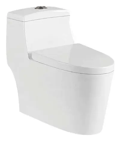 Bồn cầu một khối xả xoáy siphon, 75 × 40 × 66.5 cm