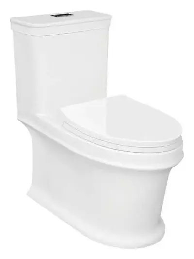 Bồn cầu một khối xả xoáy siphon, 70 × 38.5 × 74.5 cm