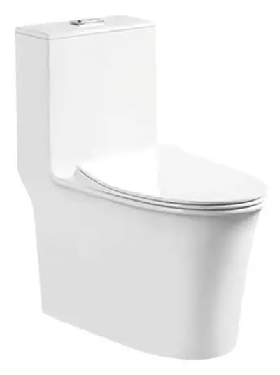 Bồn cầu một khối xả xoáy siphon, 0.7 × 2 × 37 cm