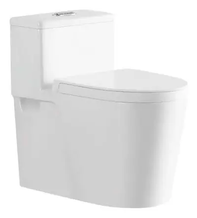 Bồn cầu một khối xả xoáy siphon, 68.5 × 41 × 65.5 cm