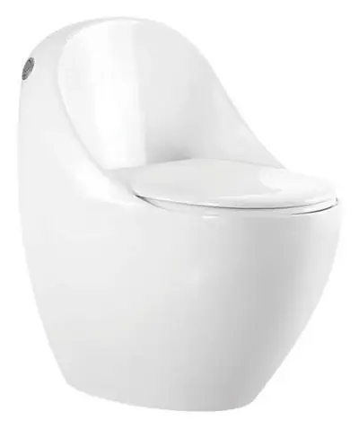 Bồn cầu một khối xả xoáy siphon, 68 × 46 × 71 cm