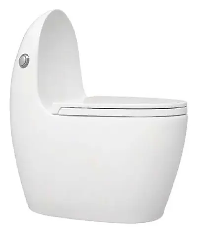 Bồn cầu một khối xả xoáy siphon, 70 × 43 × 81 cm