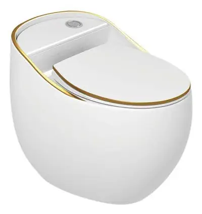 Bồn cầu một khối xả xoáy siphon, 66.5 × 45.5 × 56 cm