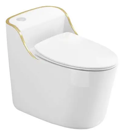Bồn cầu một khối xả xoáy siphon, 72 × 42 × 57.5 cm