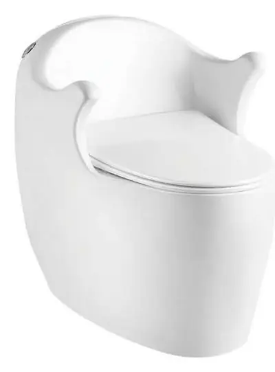 Bồn cầu một khối xả xoáy siphon, 66 × 50 × 67 cm