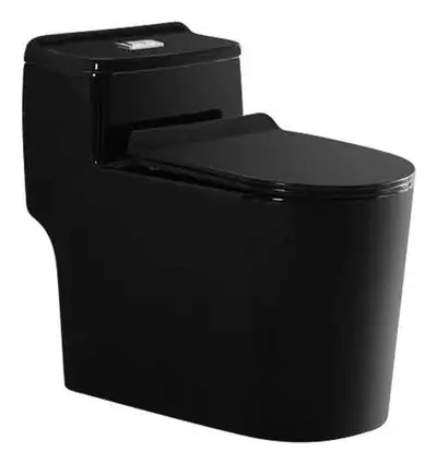 Bồn cầu một khối xả xoáy siphon, 70 × 37 × 61 cm