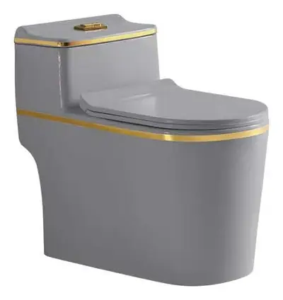 Bồn cầu một khối xả xoáy siphon, 70 × 37 × 61 cm