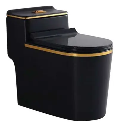 Bồn cầu một khối xả xoáy siphon, 70 × 37 × 61 cm