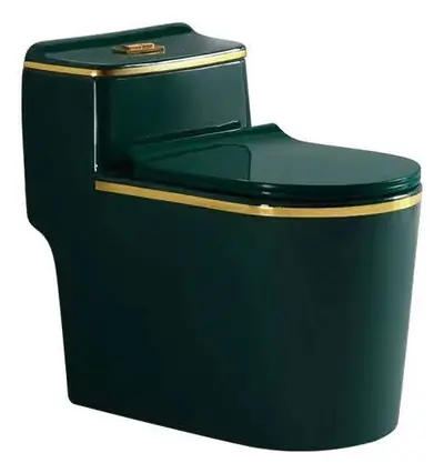 Bồn cầu một khối xả xoáy siphon, 70 × 37 × 61 cm