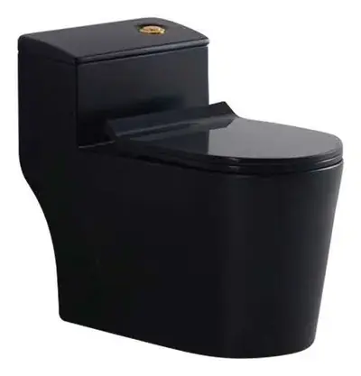 Bồn cầu một khối xả xoáy siphon, 72 × 39 × 63 cm
