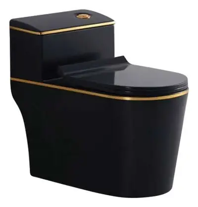 Bồn cầu một khối xả xoáy siphon, 72 × 39 × 63 cm