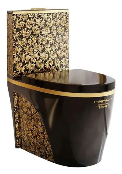 Bồn cầu một khối xả xoáy siphon, 70 × 38.5 × 78 cm