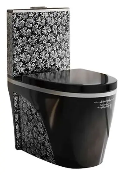 Bồn cầu một khối xả xoáy siphon, 70 × 38.5 × 78 cm