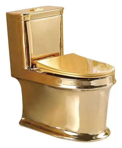 Bồn cầu một khối xả xoáy siphon, 70 × 38.5 × 74.5 cm