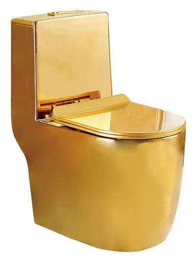Bồn cầu một khối xả xoáy siphon, 69 × 36 × 80 cm
