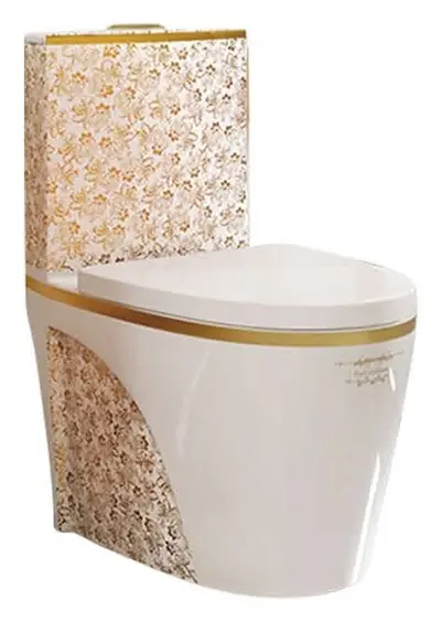 Bồn cầu một khối xả xoáy siphon, 70 × 38.5 × 78 cm