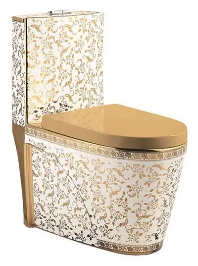 Bồn cầu một khối xả xoáy siphon, 70 × 38.5 × 78 cm
